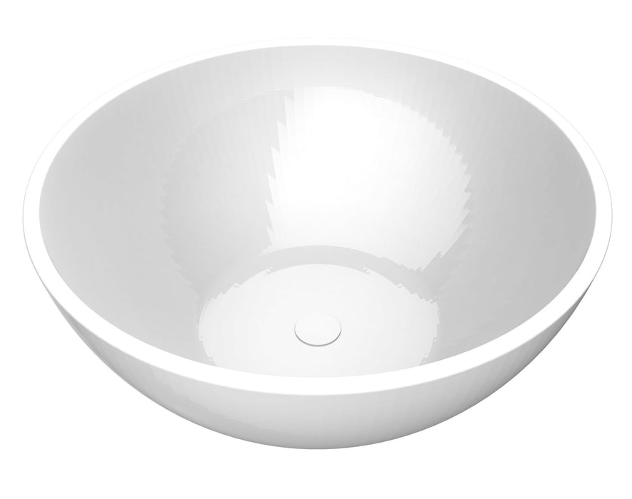 Arcqua Prince opbouw waskom ovaal 49*34 glans wit - Tegeleend