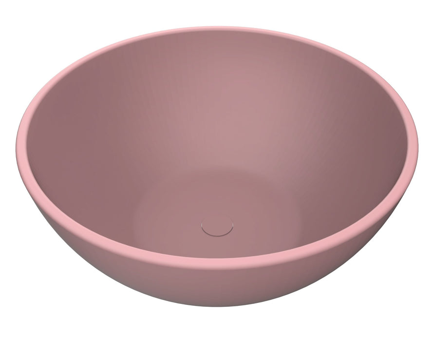 Arcqua Prince opbouw waskom ovaal 49*34 mat roze - Tegeleend