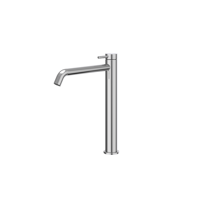 Eenhendel wastafelmengkraan opbouw model Bond Chroom, coldstart - Tegeleend