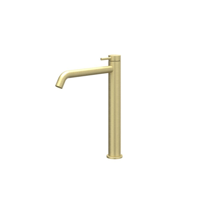 Eenhendel wastafelmengkraan opbouw model Bond Geborsteld mat Goud, coldstart - Tegeleend