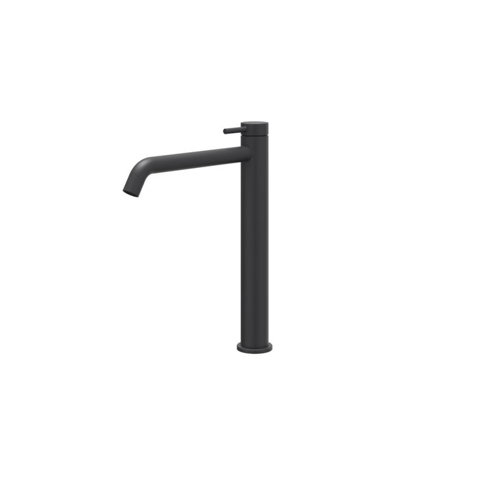 Eenhendel wastafelmengkraan opbouw model Bond Mat Zwart, coldstart - Tegeleend