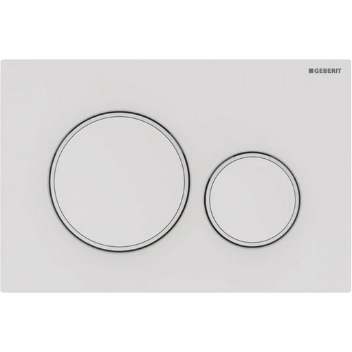 Geberit Bedieningspaneel - Sigma 20 - Mat Wit (met wit) - Tegeleend