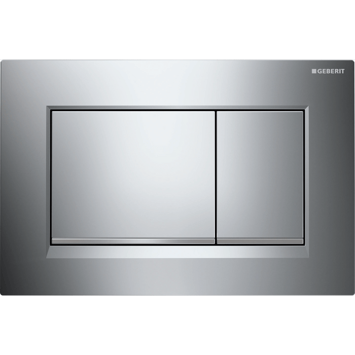 Geberit Bedieningspaneel - Sigma 30 - Glans verchroomd (met glans verchroomd) - Tegeleend