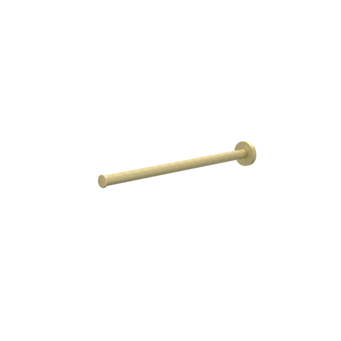 Handdoekrek vast één lids 38cm Geborsteld mat goud PVD - Tegeleend