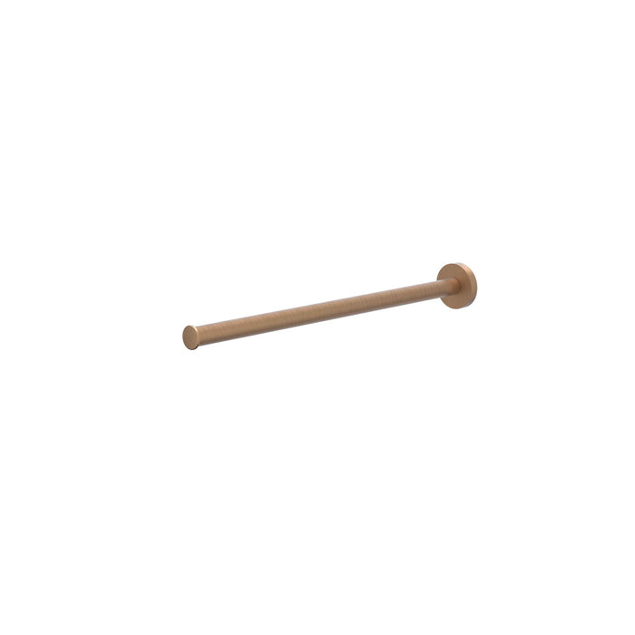 Handdoekrek vast één lids 38cm Geborsteld mat koper PVD - Tegeleend
