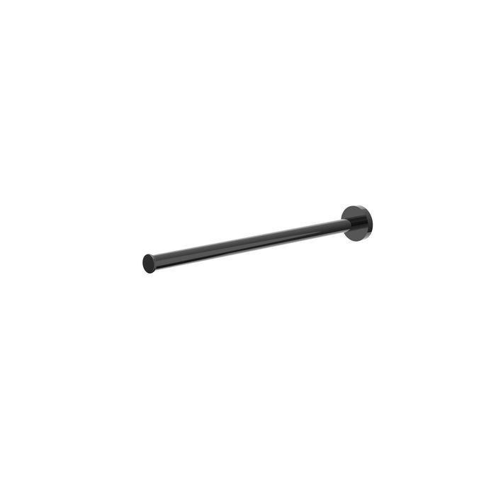 Handdoekrek vast één lids 38cm Zwart chroom PVD - Tegeleend
