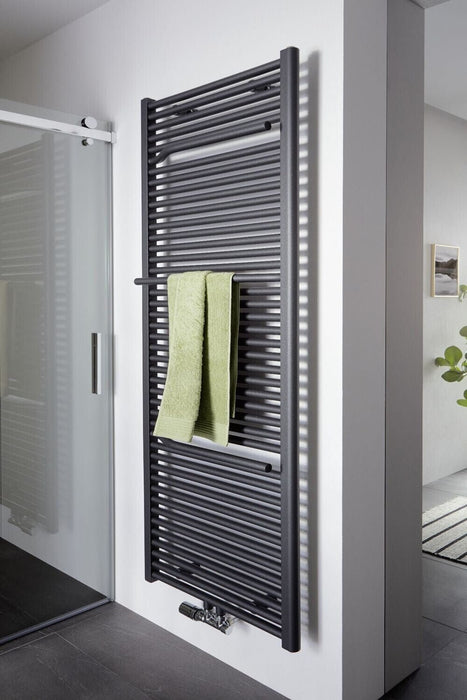 HSK Line plus radiator 177x60cm grafiet zwart - Tegeleend