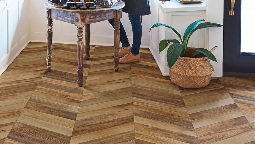 Marazzi Treverksoul - Brown Chevron - 11x54 - Tegeleend