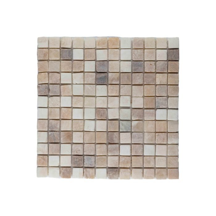 Metric mosaic 2.5 x 2.5 onyx/sunset 30x30 - Tegeleend