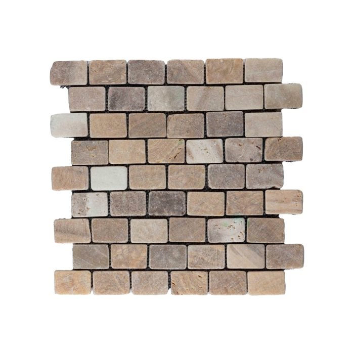 Metric mosaic 3.2 x 4.8 onyx/sunset 30x30 - Tegeleend