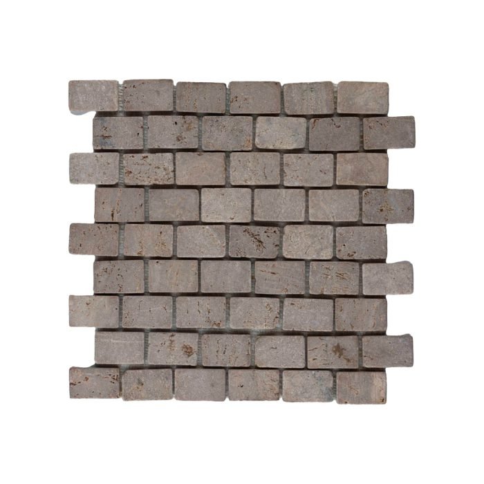 Metric mosaic 3.2 x 4.8 sunset brown 30x30 - Tegeleend