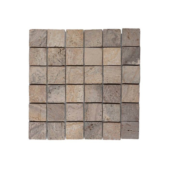 Metric mosaic 5 x 5 sunset brown 30x30 - Tegeleend