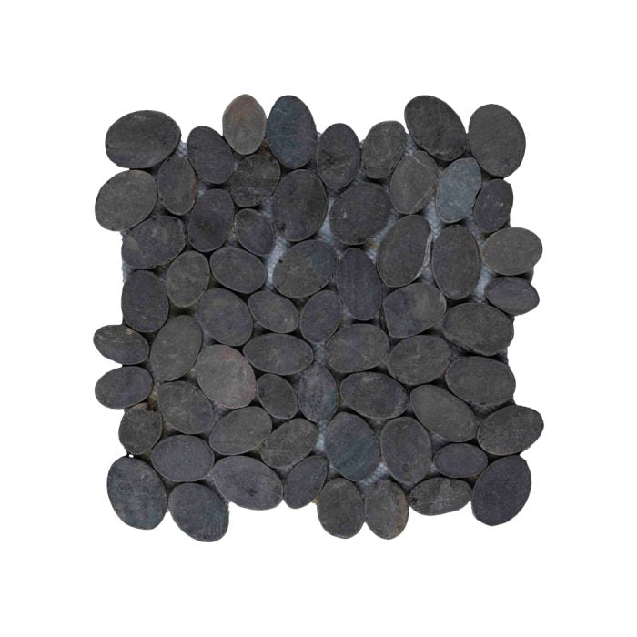 Mosaic oval grey 30x30 - Tegeleend
