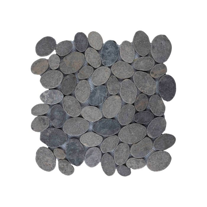 Mosaic oval light grey 30x30 - Tegeleend