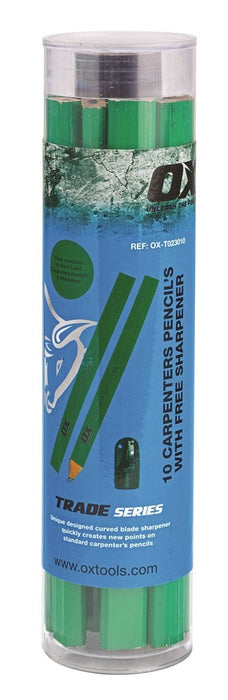 OX Trade Timmermans Potlood - 10pk (Groen) - Tegeleend