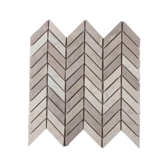 Parquet Chevron cream 30x30 - Tegeleend