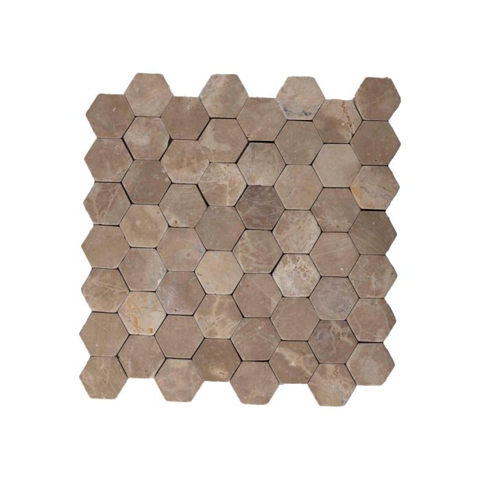 Parquet HEXAGON small light brown 30x30 - Tegeleend