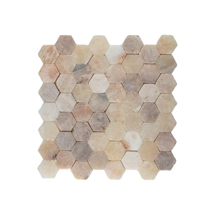 Parquet HEXAGON small onyx/sunset 30x30 - Tegeleend