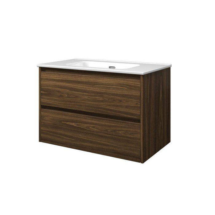 Set porselein Elegant wastafel en onderkast symmetrisch 800x460x540 - Tegeleend