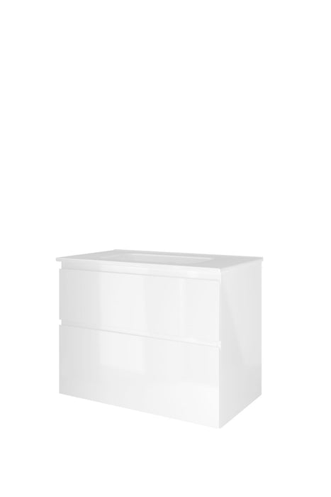 Set porselein Elegant wastafel enkel en onderkast a - symmetrisch 1200x460x620 - Tegeleend