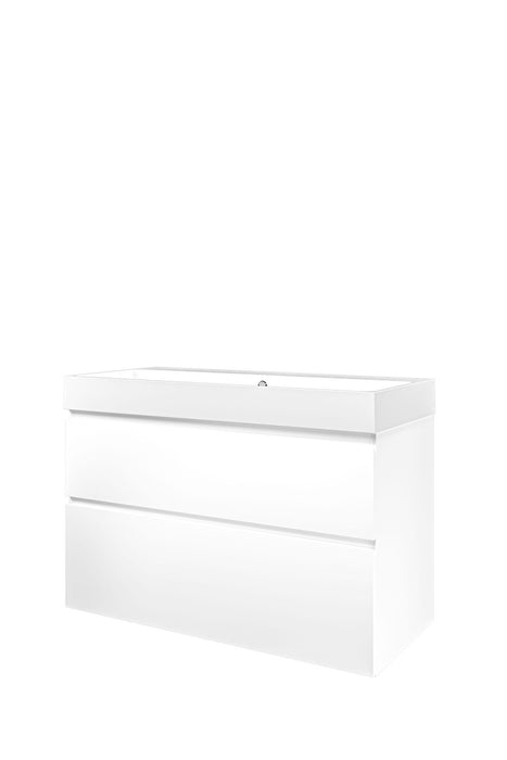 Set porselein Loft wastafel en onderkast a - symmetrisch 1000x460x700 - Tegeleend