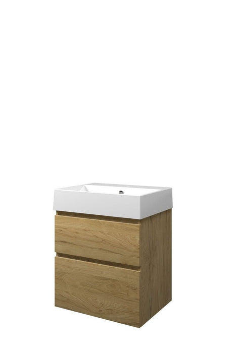 Set porselein Loft wastafel en onderkast a - symmetrisch 600x460x700 - Tegeleend