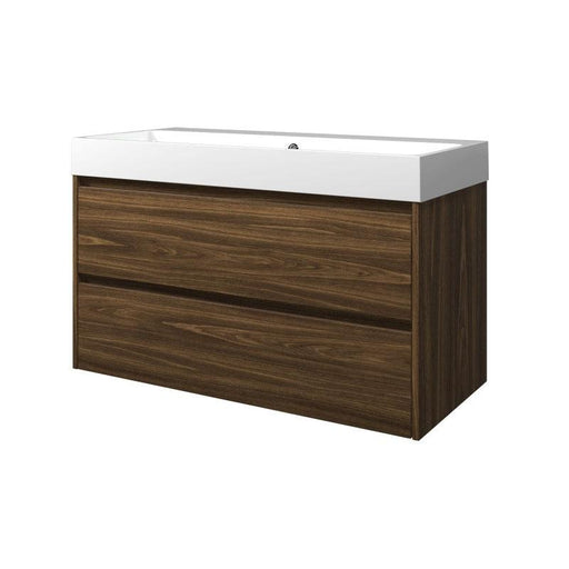 Set porselein Loft wastafel en onderkast symmetrisch 1200x460x620 - Tegeleend