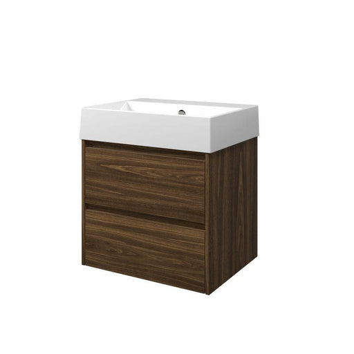 Set porselein Loft wastafel en onderkast symmetrisch 600x460x620 - Tegeleend