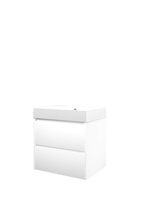 Set porselein Loft wastafel en onderkast symmetrisch 800x460x620 - Tegeleend