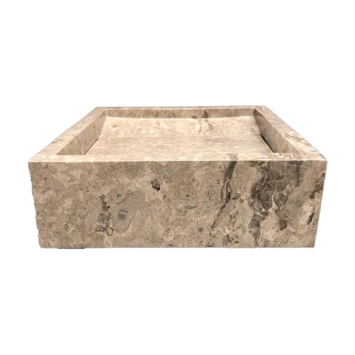 Sink6 polish grey 45 x 45 x 12 - Tegeleend