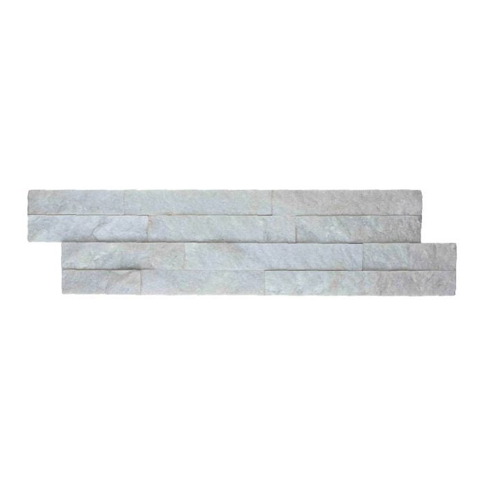 Stone panels 02 white quartz 15x55 - Tegeleend