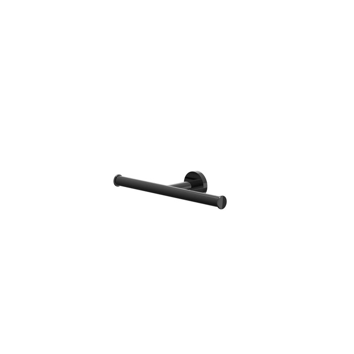 Toiletrolhouder dubbel Zwart chroom PVD - Tegeleend
