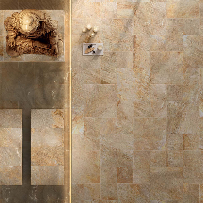 Zephyr - Gold - 60x60 - Tegeleend