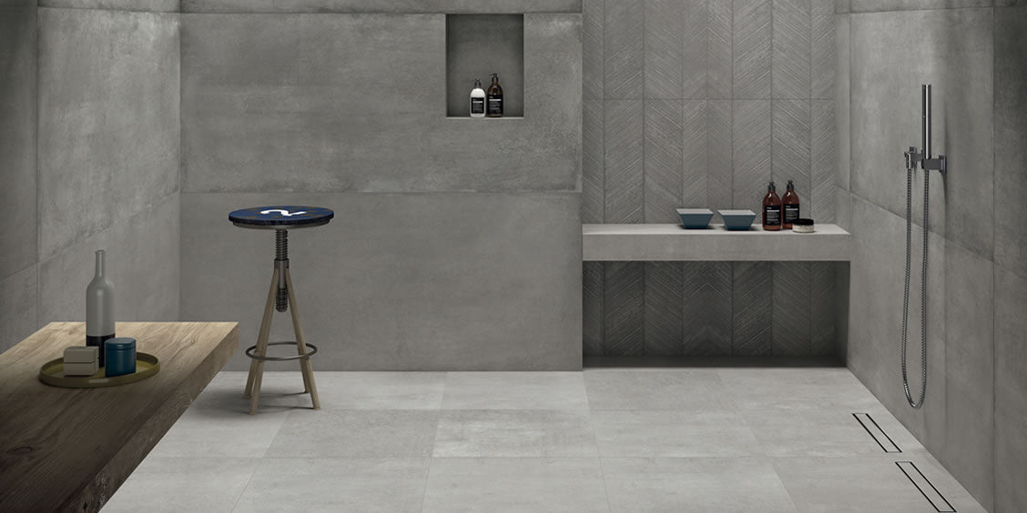 Betonlook tegels in de badkamer – stijlvol en praktisch - Tegeleend