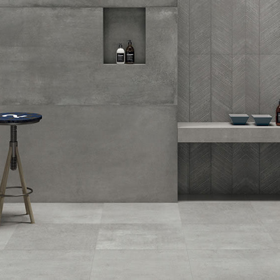 Betonlook tegels in de badkamer – stijlvol en praktisch - Tegeleend