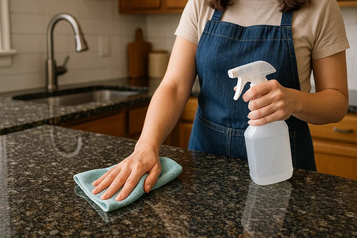 Graniet onderhouden en schoonmaken: wat werkt en wat je moet vermijden