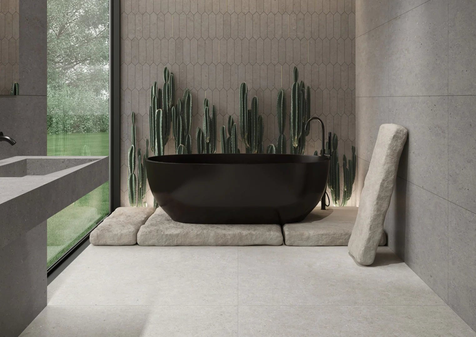 Modern, strak en verrassend warm: De Durstone Somport betonlook vloer - Tegeleend