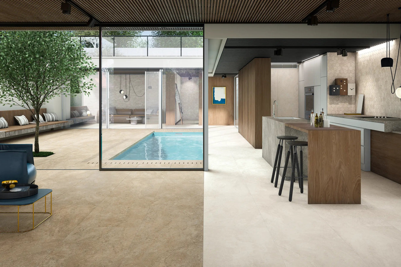 Novabell Thermae – Moderne Travertinlook Tegels met Italiaanse Klasse - Tegeleend