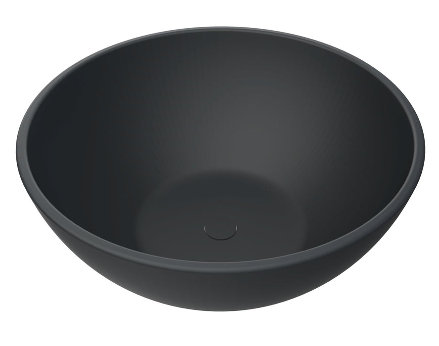 Arcqua Prince opbouw waskom ovaal 49*34 mat antraciet - Tegeleend