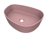 Arcqua Rocker opbouw waskom organisch l/r 50*37 mat roze - Tegeleend