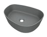 Arcqua Rocker opbouw waskom organisch l/r50*37 mat grijs - Tegeleend
