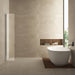 Comfort draaibare zijwand met muurprofiel, 10 mm nano glas - Tegeleend
