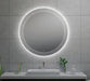 Deco spiegel rond met LED, dimbaar 100 cm - Tegeleend