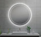 Deco spiegel rond met LED, dimbaar - Tegeleend