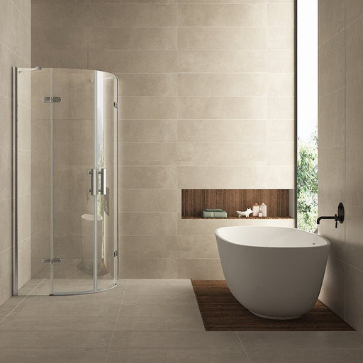 Double cabine kwartrond met 2 draaideuren 1000 x 1000 x 2000 x 8 mm nano helder glas/chroom - Tegeleend