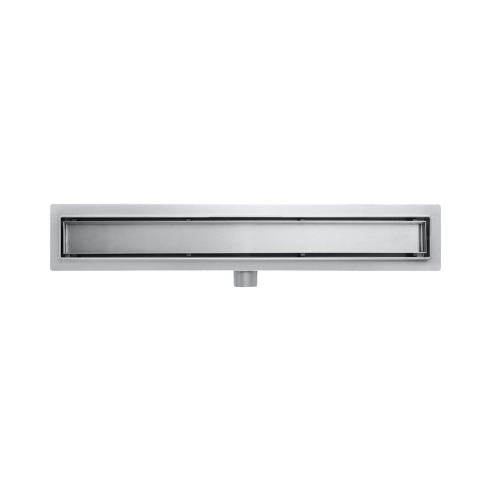 Douchegoot met Tegelrooster 70 cm – Geborsteld RVS – 2-in-1 Design – Inclusief Sifon - Tegeleend
