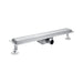 Douchegoot met Tegelrooster 70 cm – Geborsteld RVS – 2-in-1 Design – Inclusief Sifon - Tegeleend
