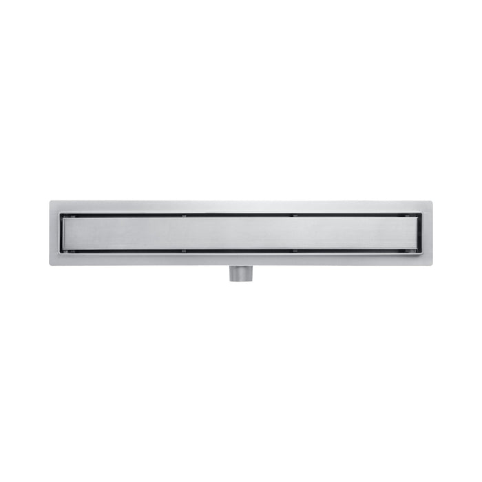 Douchegoot met Tegelrooster 70 cm – Geborsteld RVS – 2-in-1 Design – Inclusief Sifon - Tegeleend