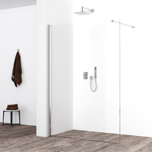 Eco inloopdouche 1200 x 2200 x 8 mm nano helder glas/chroom - Tegeleend