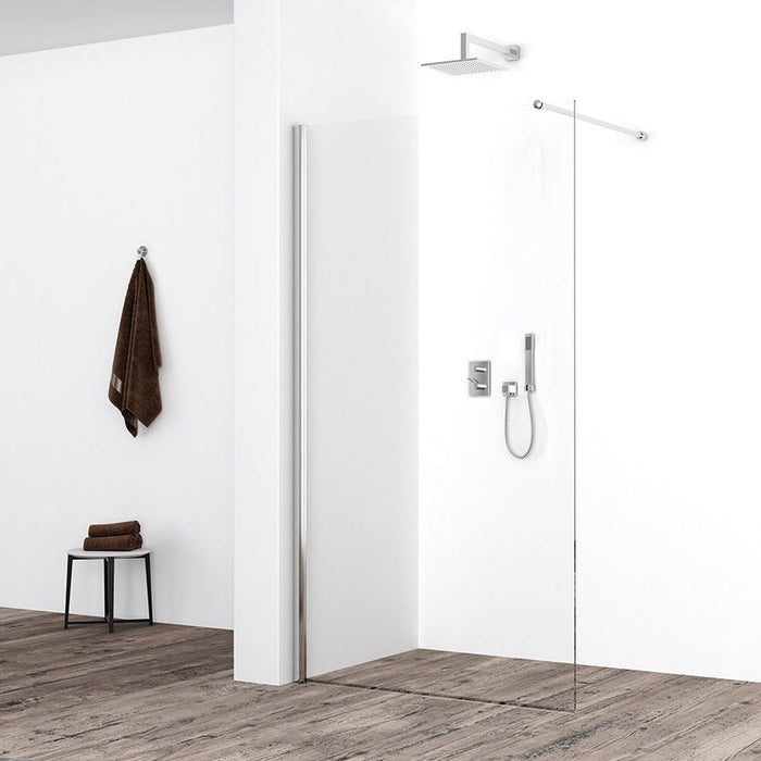 Eco inloopdouche 900 x 2200 x 8 mm nano helder glas/chroom - Tegeleend